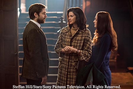 Outlander production scene filmed at Hunterston House