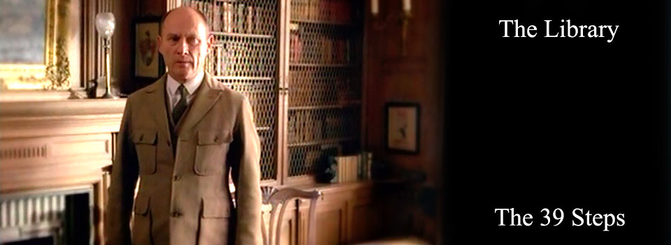 The Library — The 39 Steps filmed at Hunterston House
